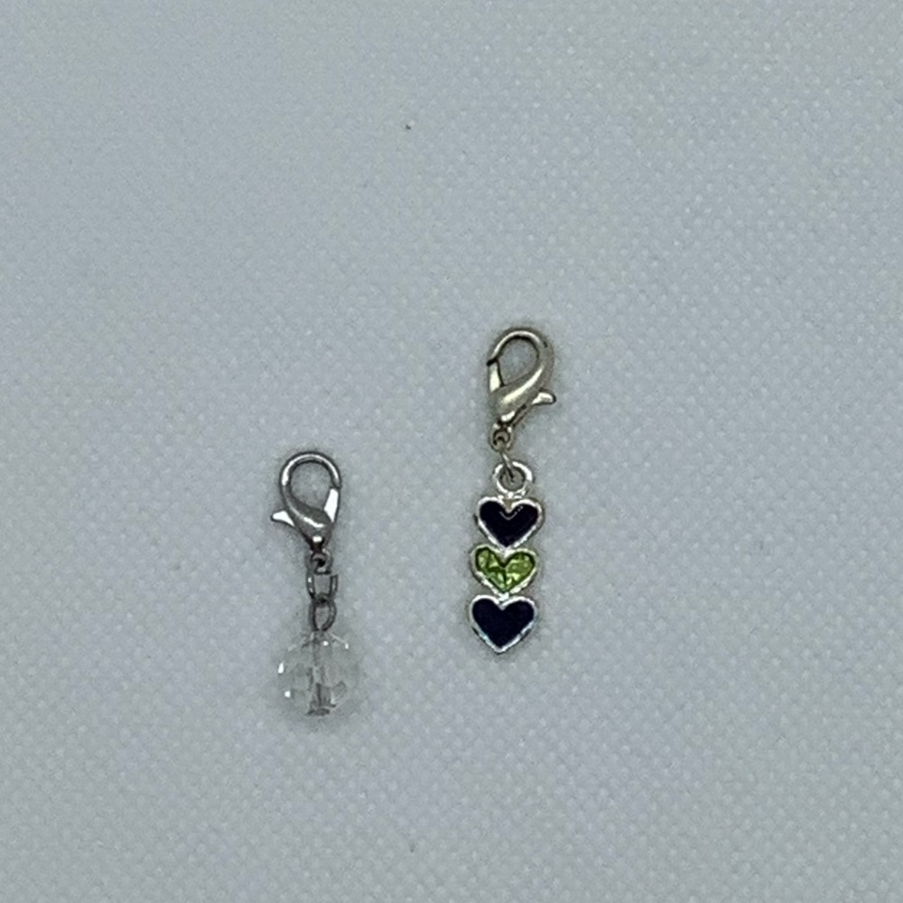 Two Small Lobster Clasp Charms ( 3 for $15 )